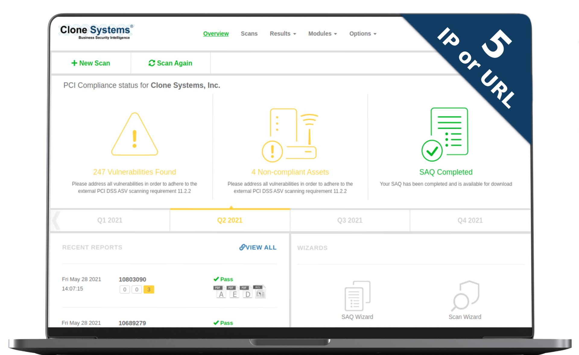 PCI Compliance Scanning Purchase 5 IP