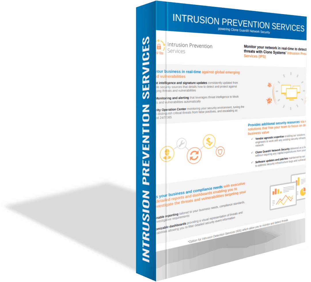 Clone Systems Intrusion Prevention Services Product Sheet